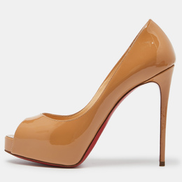 Christian Louboutin: Бежевые туфли 