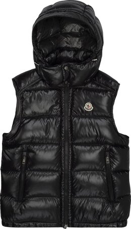 Moncler: Блестящий пуховик 