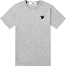 Comme Des Garçons Play: Серая футболка  Heart