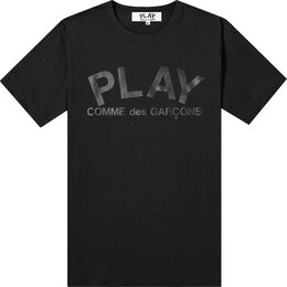 Comme Des Garçons Play: Чёрная футболка  Play