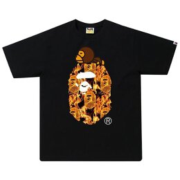 A BATHING APE: Чёрная футболка 