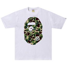 A BATHING APE: Белая футболка 