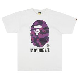 A BATHING APE: Белая футболка 