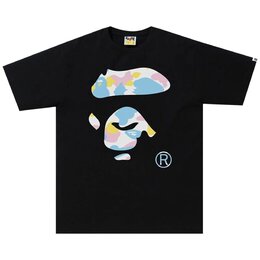 A BATHING APE: Чёрная футболка 