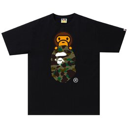 A BATHING APE: Чёрная футболка 