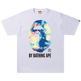 A BATHING APE: Белая футболка 