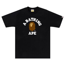 A BATHING APE: Чёрная футболка 