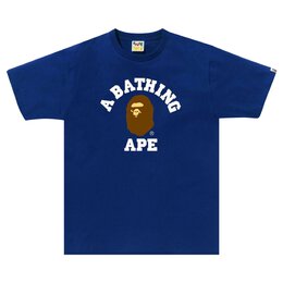 A BATHING APE: Синяя футболка 