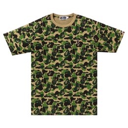 A BATHING APE: Зелёная футболка 