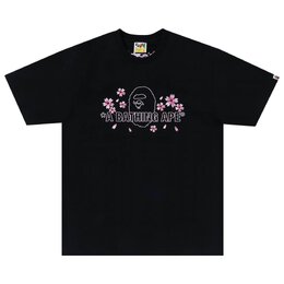 A BATHING APE: Чёрная футболка 