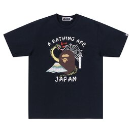 A BATHING APE: Тёмная футболка 