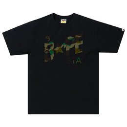 A BATHING APE: Чёрная футболка 