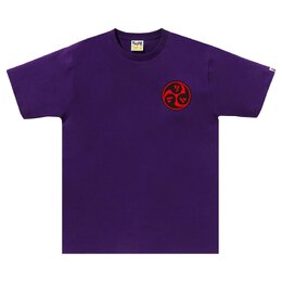 A BATHING APE: Фиолетовая футболка 