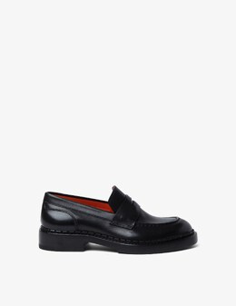 Santoni: Чёрные лоферы 