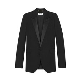 Saint Laurent: Чёрная куртка 