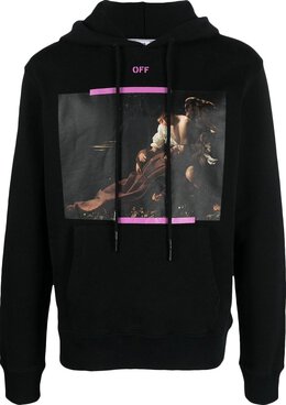 Off-White: Толстовка  Caravaggio с принтом