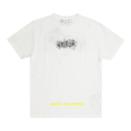 Off-White: Белая футболка 