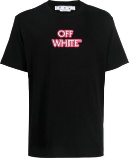 Off-White: Чёрная футболка 