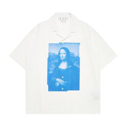 Off-White: Белая рубашка  Monalisa