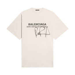 Balenciaga: Футболка оверсайз 