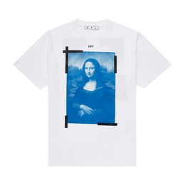 Off-White: Белая футболка  Monalisa