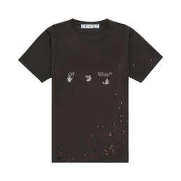 Off-White: Винтажная футболка  Splatter