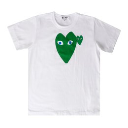 Comme Des Garçons Play: Белая футболка  Heart