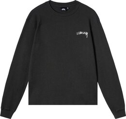 Stussy: Чёрный свитшот 