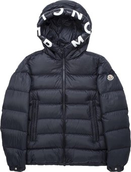 Moncler: Синий пуховик  Salzman