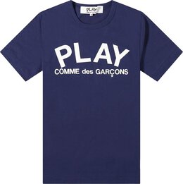 Comme Des Garçons Play: Синяя футболка 