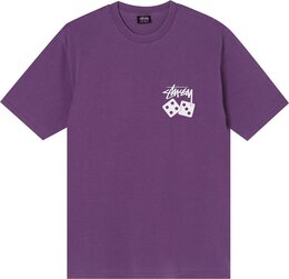 Stussy: Фиолетовая футболка 