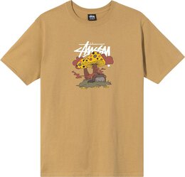 Stussy: Футболка цвета хаки 