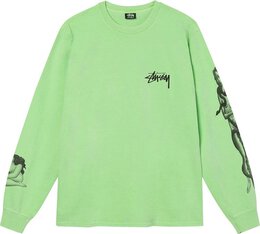 Stussy: Зелёный свитшот 