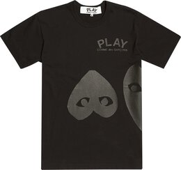 Comme Des Garçons Play: Чёрная футболка  Heart