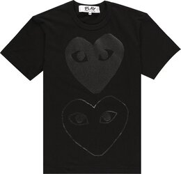 Comme Des Garçons Play: Чёрная футболка  Heart