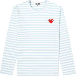 Comme Des Garçons Play: Свитшот  Heart в полоску