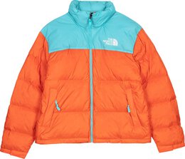 The North Face: Оранжевая куртка  Nuptse