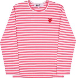 Comme Des Garçons Play: Свитшот  Heart в полоску