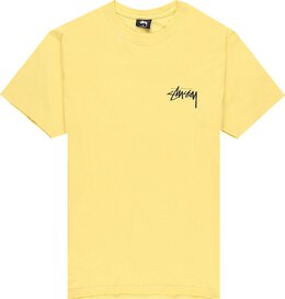 Stussy: Жёлтая футболка 