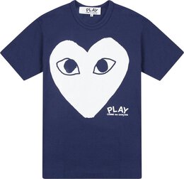 Comme Des Garçons Play: Синяя футболка  Heart