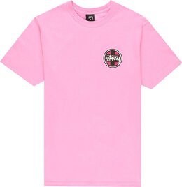 Stussy: Розовая футболка 