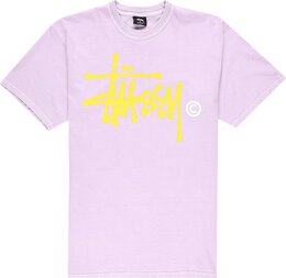 Stussy: Фиолетовая футболка 