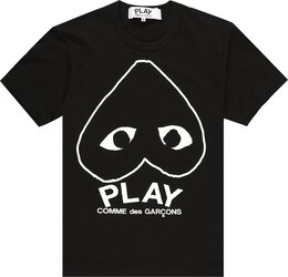 Comme Des Garçons Play: Чёрная рубашка  Heart