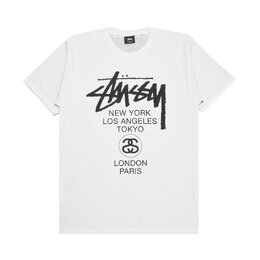 Stussy: Белая футболка 