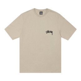 Stussy: Футболка цвета хаки 