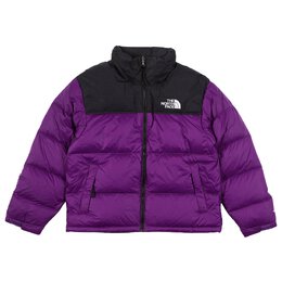 The North Face: Фиолетовая куртка  Nuptse