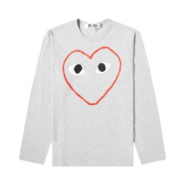 Comme des Garçons: Серая футболка 