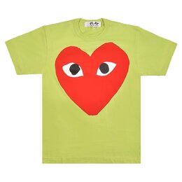 Comme des Garçons: Зелёная футболка 