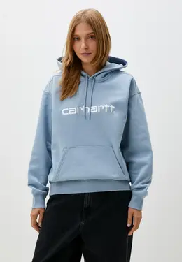 Carhartt WIP: Голубая толстовка 