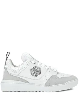 Philipp Plein: Белые кроссовки 